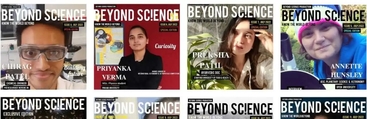 Total members featured in our beyond science magazine